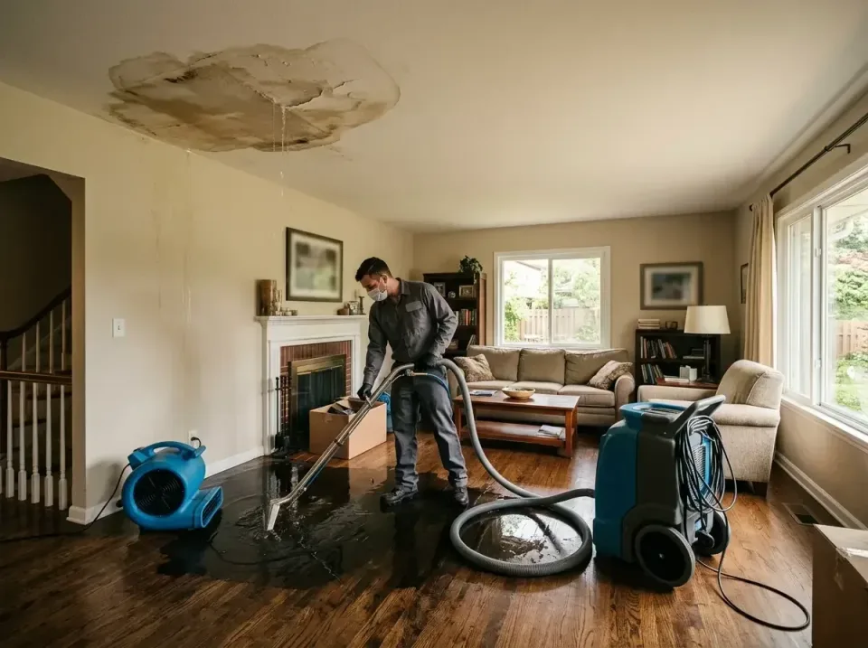 attic-pipe-burst-ceiling-drip-008 — frequently asked questions, Water Damage Restoration & Carpet Care in Richland, MO